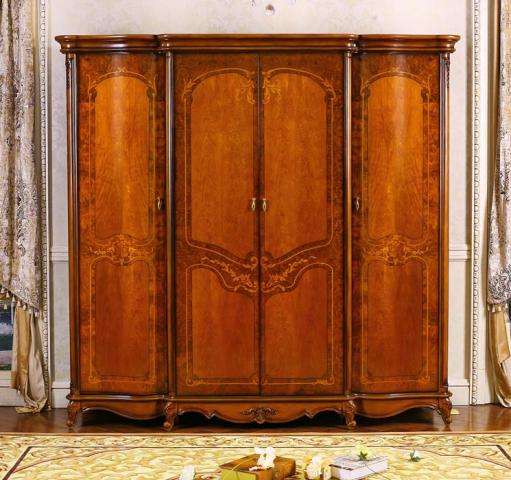 шкаф на 4 двери из массива в спальню 205