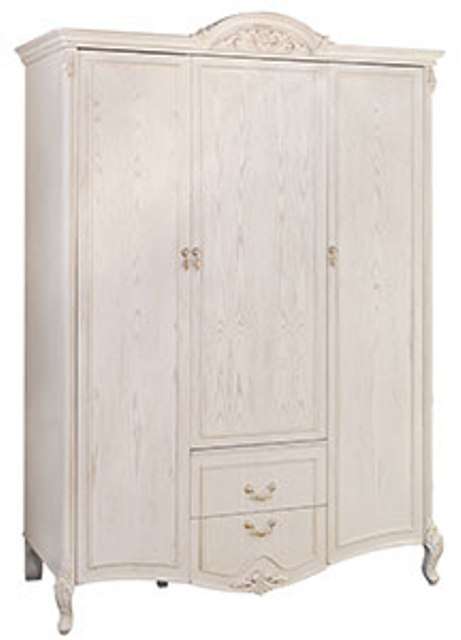 шкаф на 3 двери белый