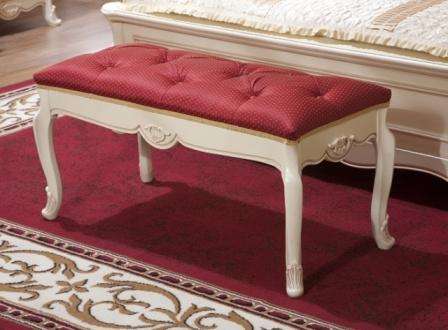 банкетка белая