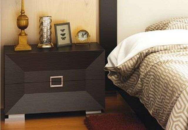 тумба прикроватная Карат черная