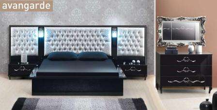 Кровать Avangarde black (By Bella)