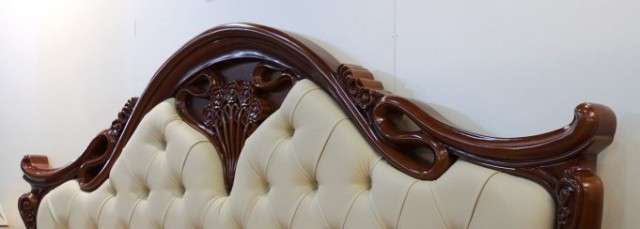 декор изголовья кровати, экокожа стеганная