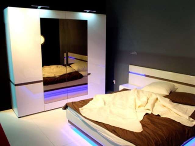 Доступная комплектация белой спальни wojcik Linate. ТЦ Ваш Дом