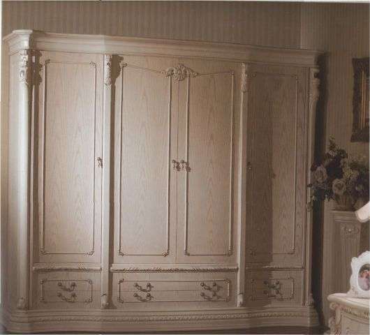 шкаф на 4 двери белый