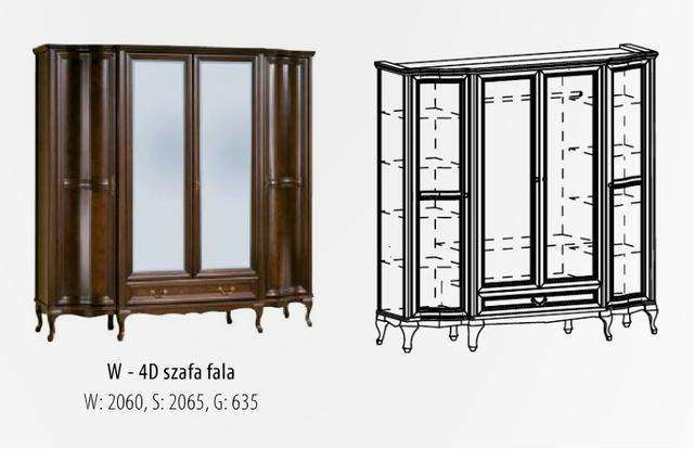 шкаф четырехдверный