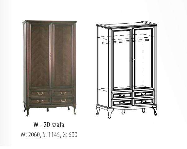 шкаф на две двери