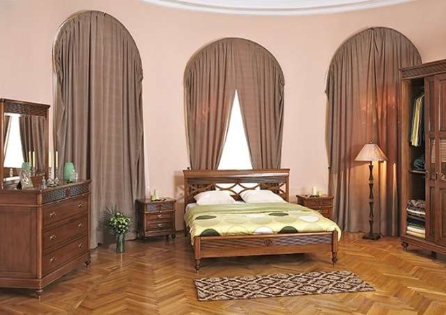 спальня бурбон в интерьере