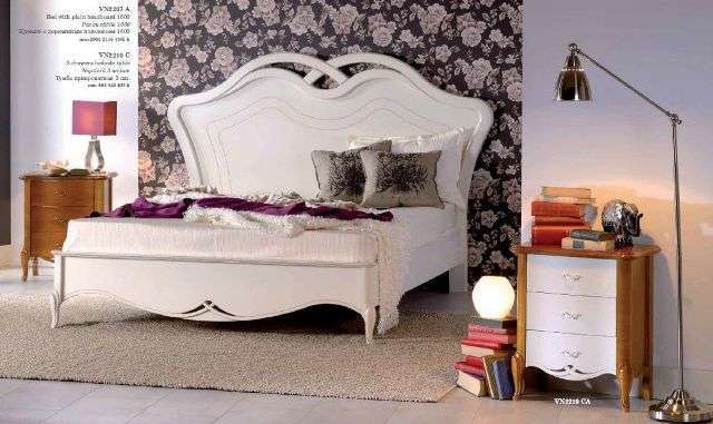 белая кровать Венета
