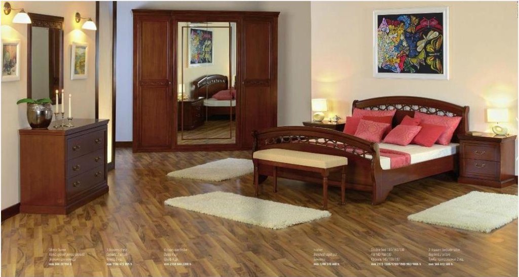 Спальня Anastasia Mobex купить из массива дерева