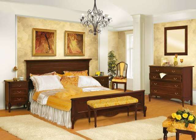 Румынский гарнитур Paris спальня из дерева купить Киев