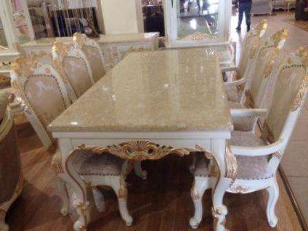 стол Виктория с мраморной столешницей