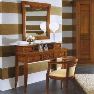 туалетный столик с зеркалом и кресло