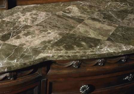 Мраморная столешница Фото спального гарнитура из США, В553