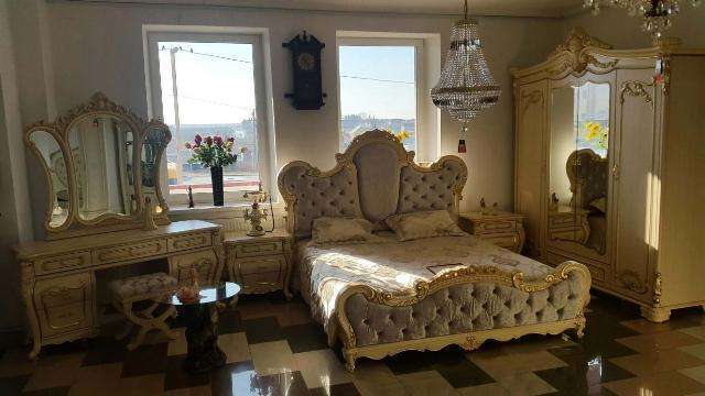 Комплектация спальни Милана Люкс с бархатом