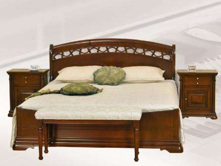 Спальня Elegance Nuc с твердым изголовьем