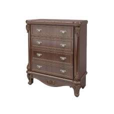 Комод широкий Версаль с выдвижными ящиками станет дополнительным местом для хранения вещей в спальне. Плавные линии делают столешницу безопасной, а резной декор подчеркивает особенность мебели из этой коллекции. В ящиках удобно хранить постельное белье, полотенца и другие принадлежности, необходимые в спальне.