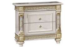 Тумбочка прикроватная – незаменимый предмет мебели в любой спальни. Устанавливают тумбу возле кровати для того, чтобы повысить функциональность спальной зоны. Тумба Джанни состоит из двух выдвижных ящиков,