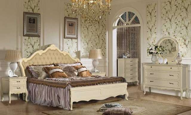 белая спальня в интерьере