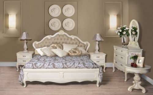 Анабель - белая спальня в классическом стиле. Купить с доставкой по Украине