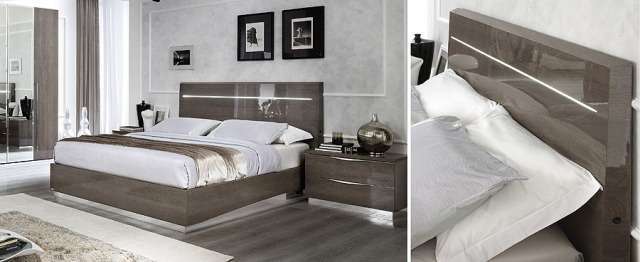 Туалетный столик в модерновую спальню не занимает много места, поэтому может использоваться в интерьерах помещений небольшой площади