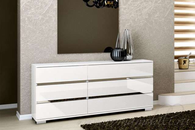 Комоды в спальню, современный стиль