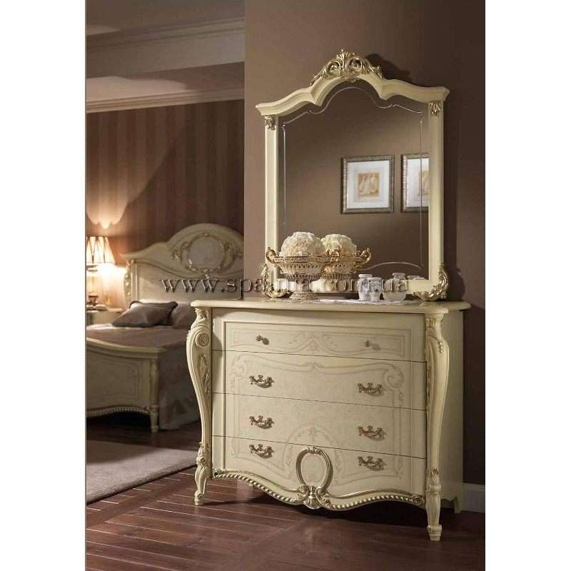 Комод с зеркалом Тициано из массива