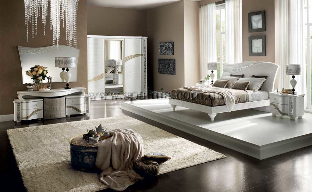 Купить спальню Miro в светлых тонах от Arredoclassic. Италия