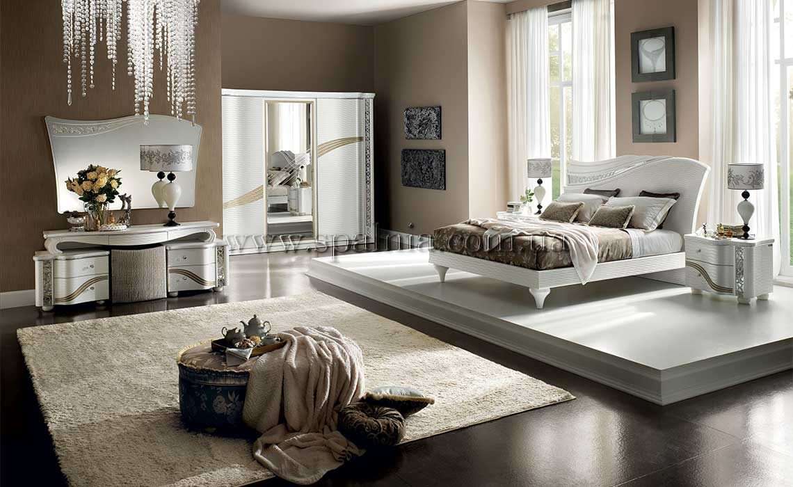 Купить спальню Miro в светлых тонах от Arredoclassic. Италия