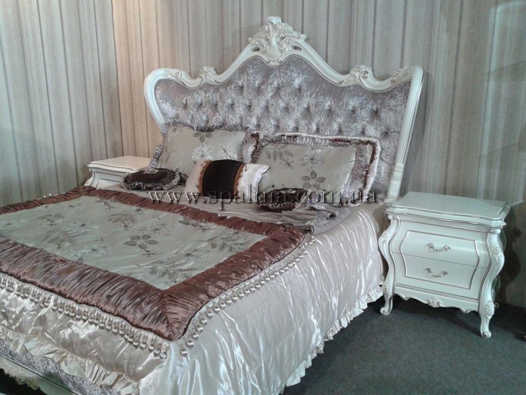 Кровать с мягкой спинкой Версаль Enigma mebel