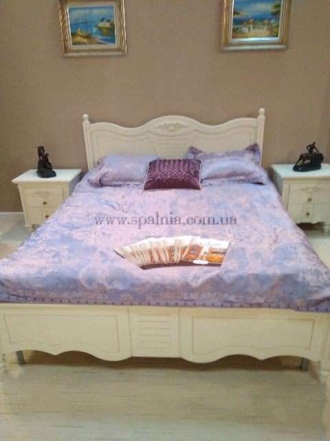 Кровать 1600 в белом цвете Яна. Мобекс