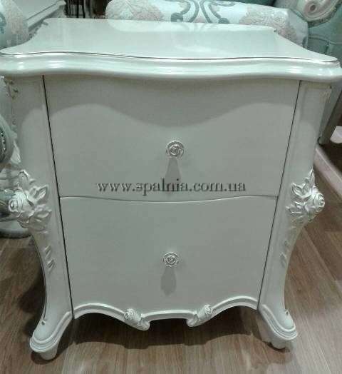 Белый мебельный гарнитур в стиле неоклассика Соврано, Малайзия