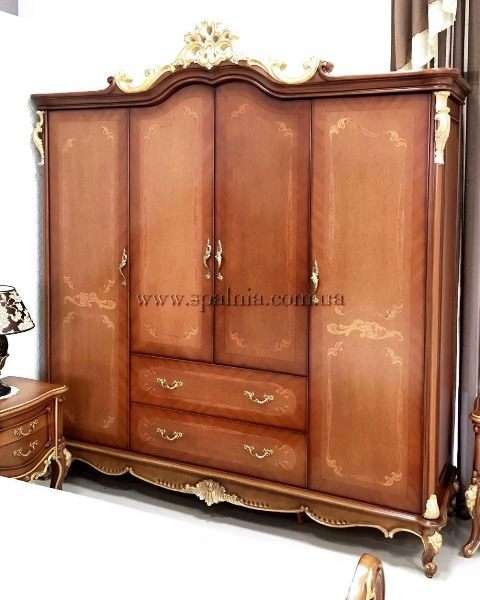 Ореховый шкаф для одежды Матильда, БЕллини