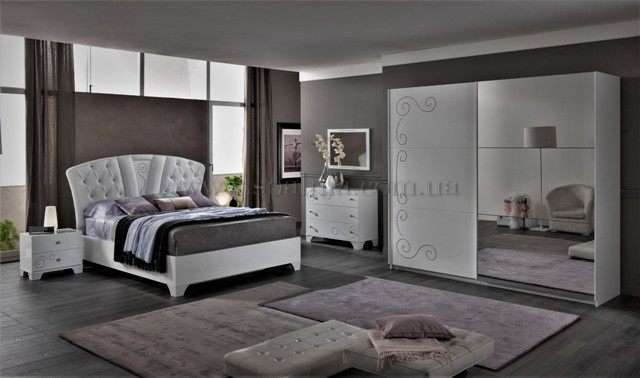 Белая итальянская кровать Лаура, Мобилифицио