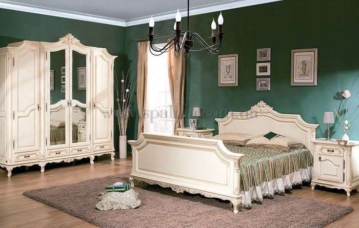 Роял -румынская спальня в белом цвете, Симекс