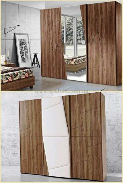 Итальянская мебель Mobil Piu: шкафы с зеркальным фасадом или мягкой панелью | spalnia.com.ua