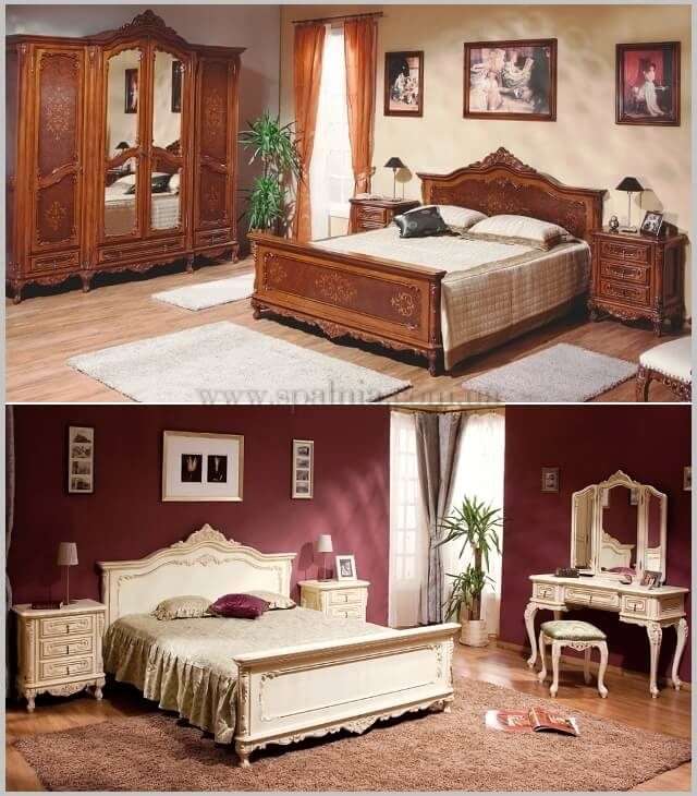 Клеопатра - мебельный комплект румынской фабрики SimexRo spalnia.com.ua