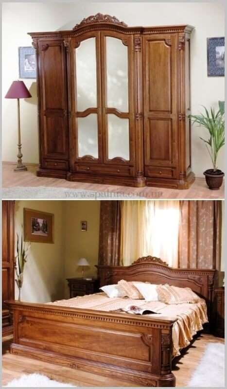 Кровать и Шкаф в спальный мебельный гарнитур Кристина Simex spalnia.com.ua