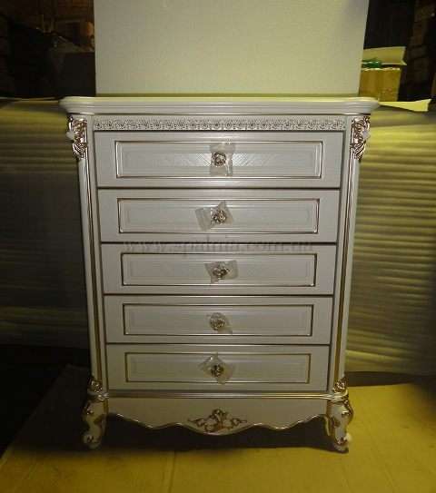 Белый комод на 5 ящиков для спальни Провен, Китай