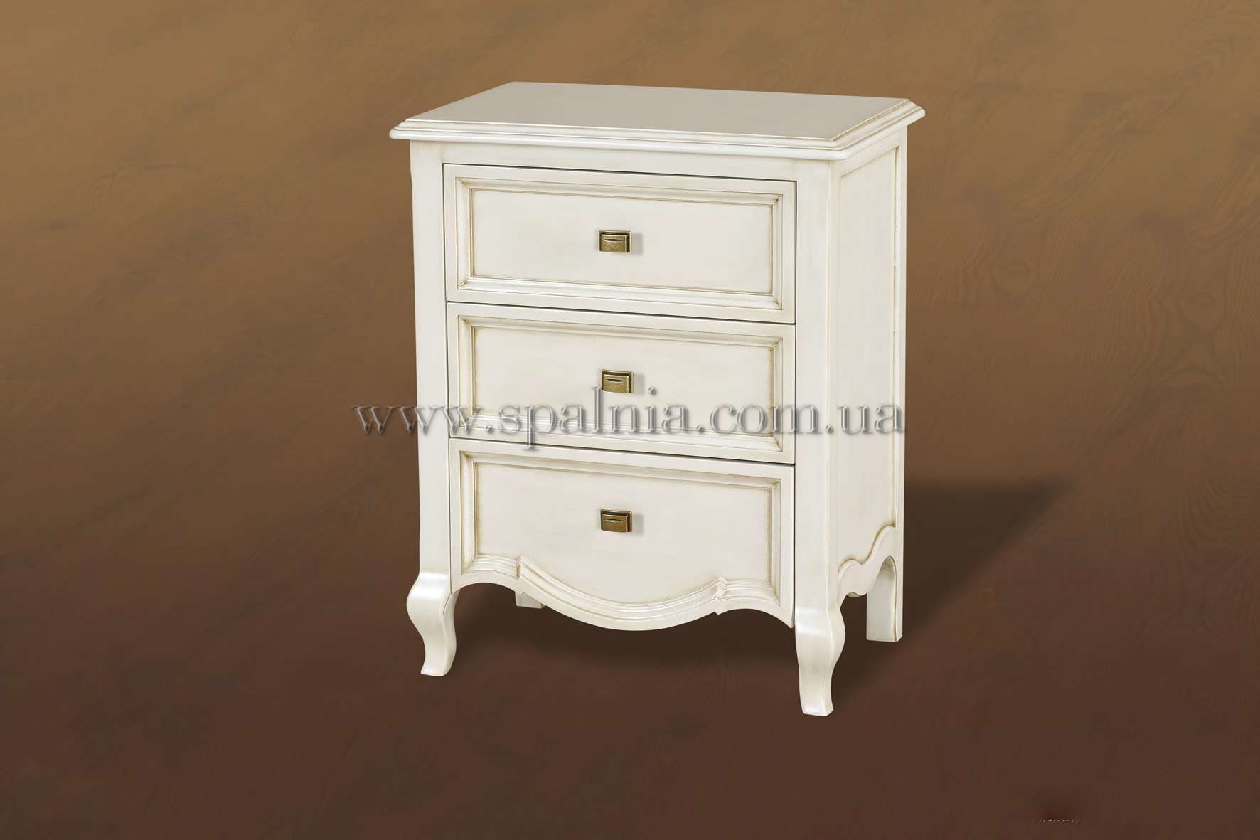 белая прикроватная тумбочка в стиле Прованс Ирис ( IRIS ) Румыния