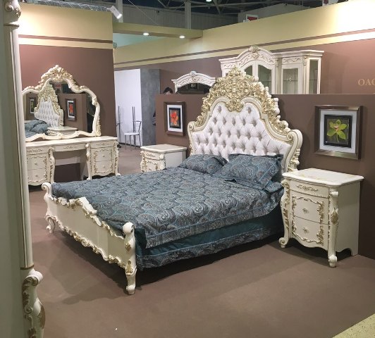 Роскошная спальня в золоте Афина, Слониммебель
