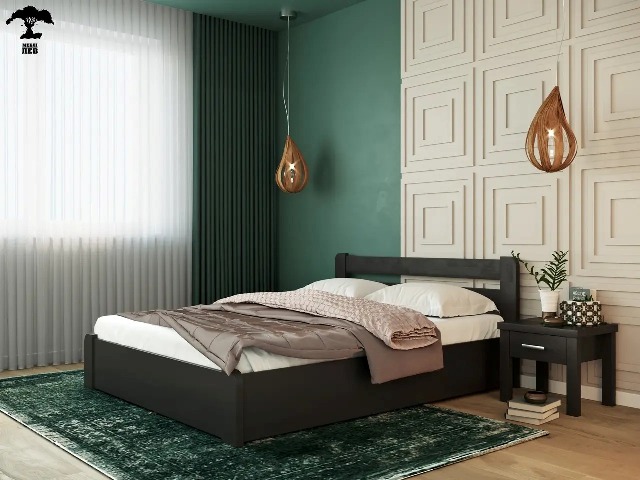 Деревянная кровать с подъемным механизмом Соня