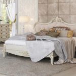 Белая мебель с золотом Изумруд