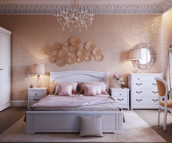 Спальня Ривьера крем