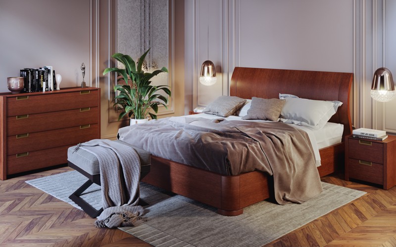 Спальня Мадера орех Спальня Мадера орех