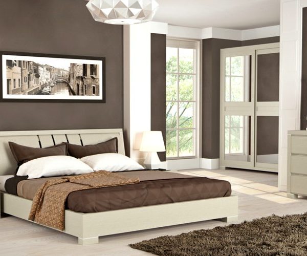 Спальня Амина 38 Night беленый дуб