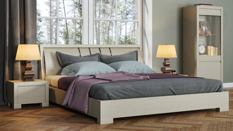 Спальня Амина 38 Night беленый дуб Спальня Амина 38 Night беленый дуб