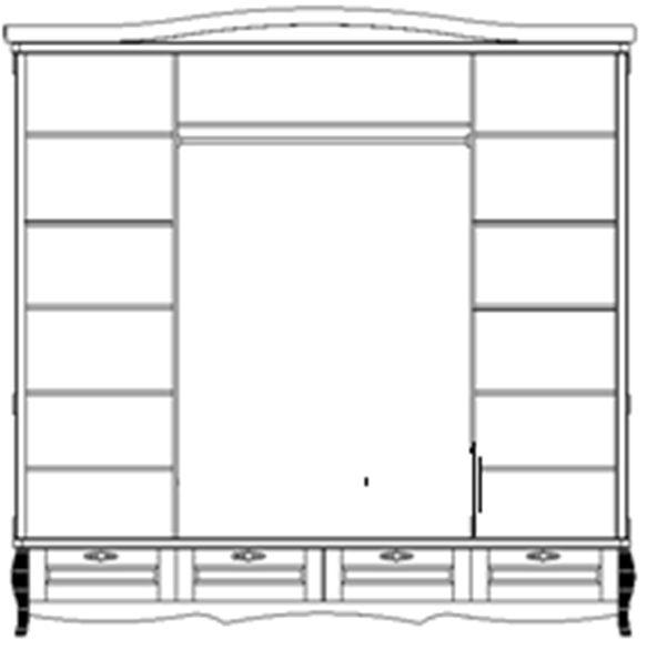 Спальня Клеопатра белая Спальня Клеопатра белая