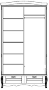 Спальня Клеопатра белая