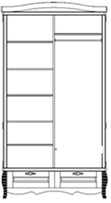 Спальня Клеопатра белая Спальня Клеопатра белая