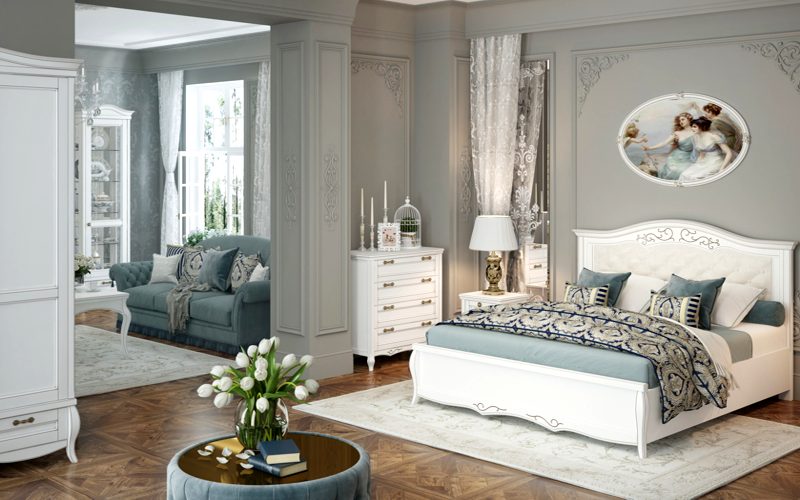 Спальня Клеопатра белая Спальня Клеопатра белая